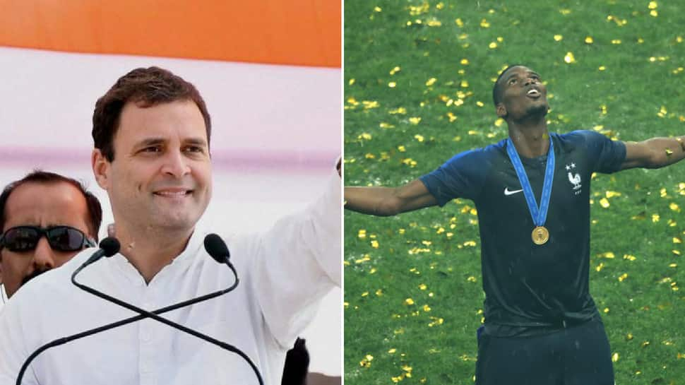 Congress tweets baffled Pogba&#039;s video to take a dig at BJP&#039;s &#039;achhe din&#039; slogan