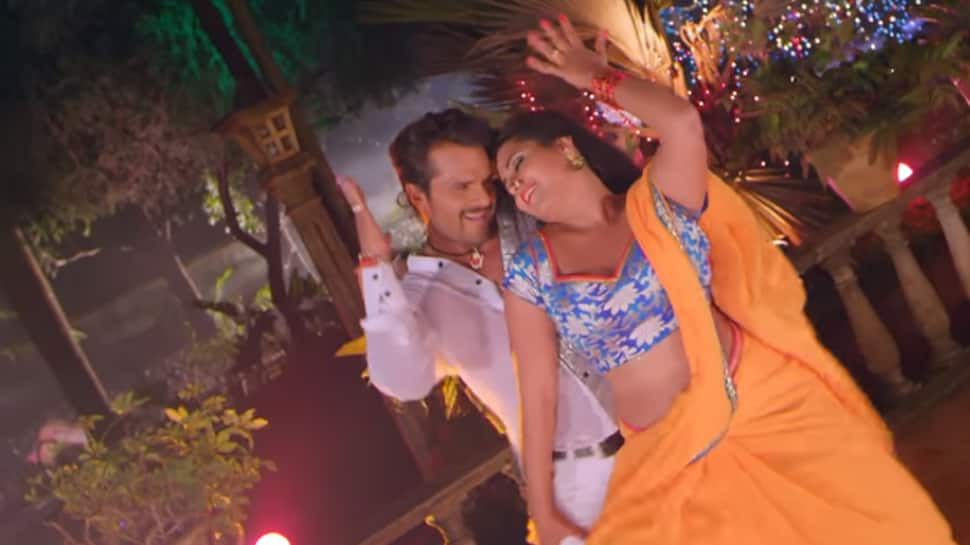 Khesari Lal Yadav and Kajal Raghwani&#039;s sizzling chemistry in Sarso ke Sagiya is a must watch