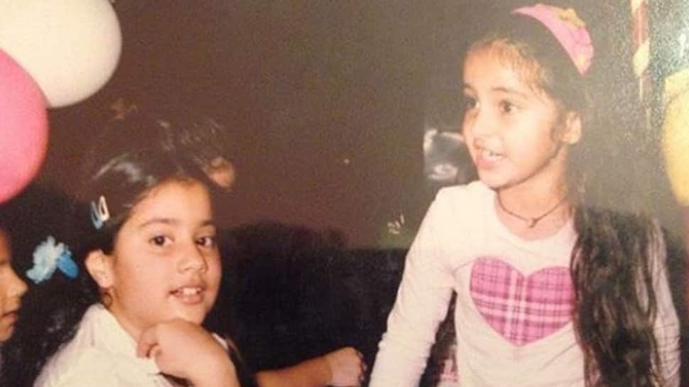 Ananya Panday wishes good luck to Janhvi Kapoor with this adorable childhood photo