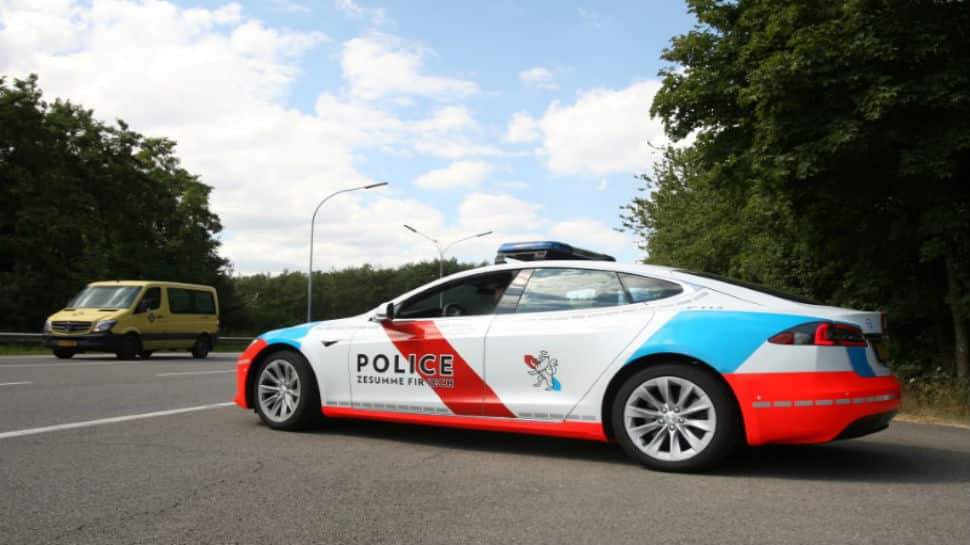 Catching bad guys, saving the planet: Cops in Luxembourg get Tesla electric cars
