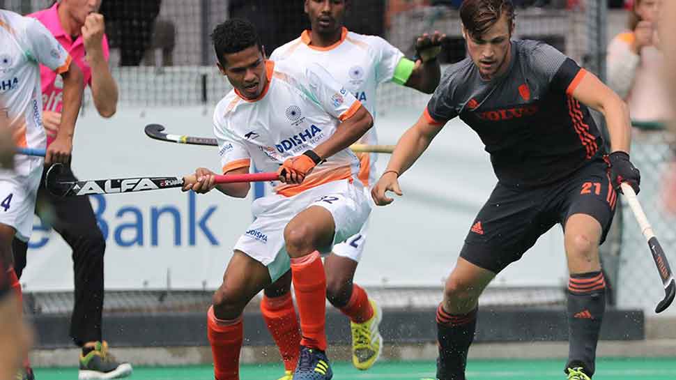 Indian junior men&#039;s hockey team hold the Netherlands to 2-2 draw