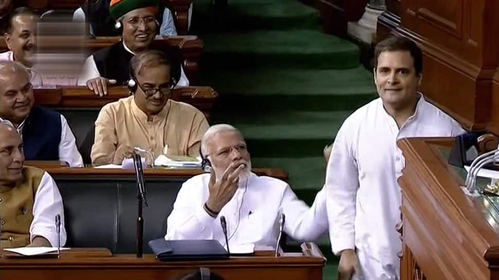 Narendra Modi on Rahul Gandhi&#039;s hug: You saw how he came running, all he can see is PM&#039;s chair