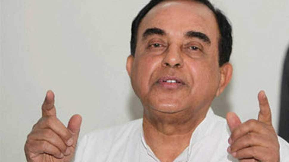 PM Modi should get medically tested after Rahul Gandhi&#039;s hug during No-Confidence Motion debate in Lok Sabha: Subramanian Swamy