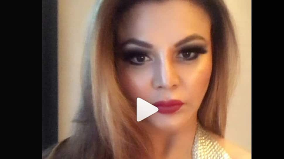 Rakhi Sawant&#039;s silver ensemble for Bhojpuri nights will leave you awestruck-Watch