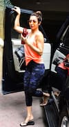 Malaika Arora clicked outside her residence