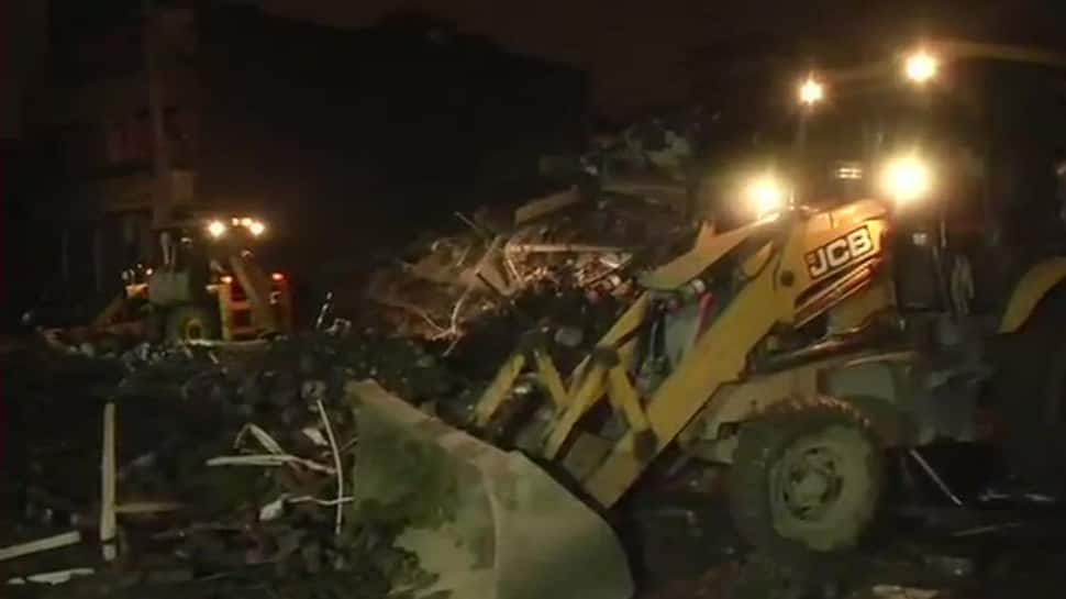 Five-storey building collapses in Ghaziabad