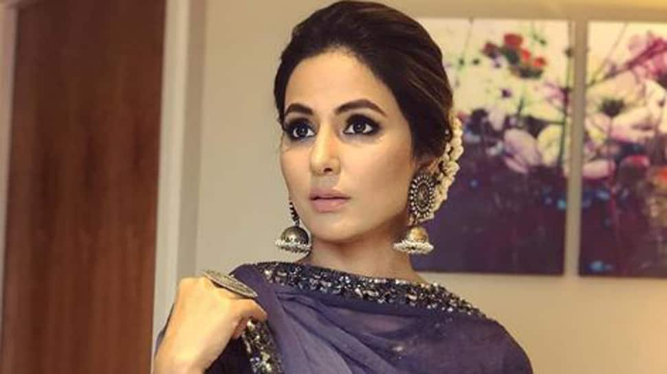 Hina Khan spills magic in Britain with her violet ensemble -See pic