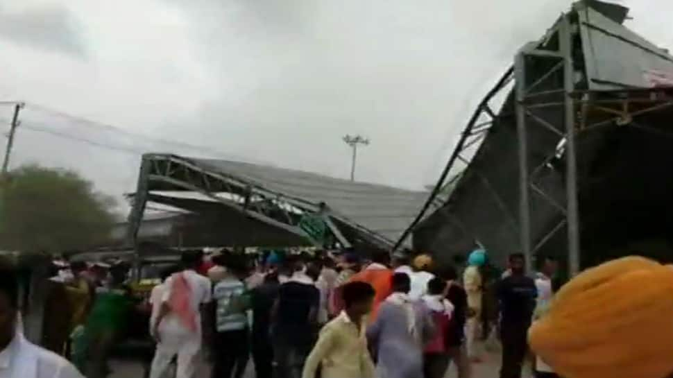 Watch: Tin shed collapses during tractor race, many injured