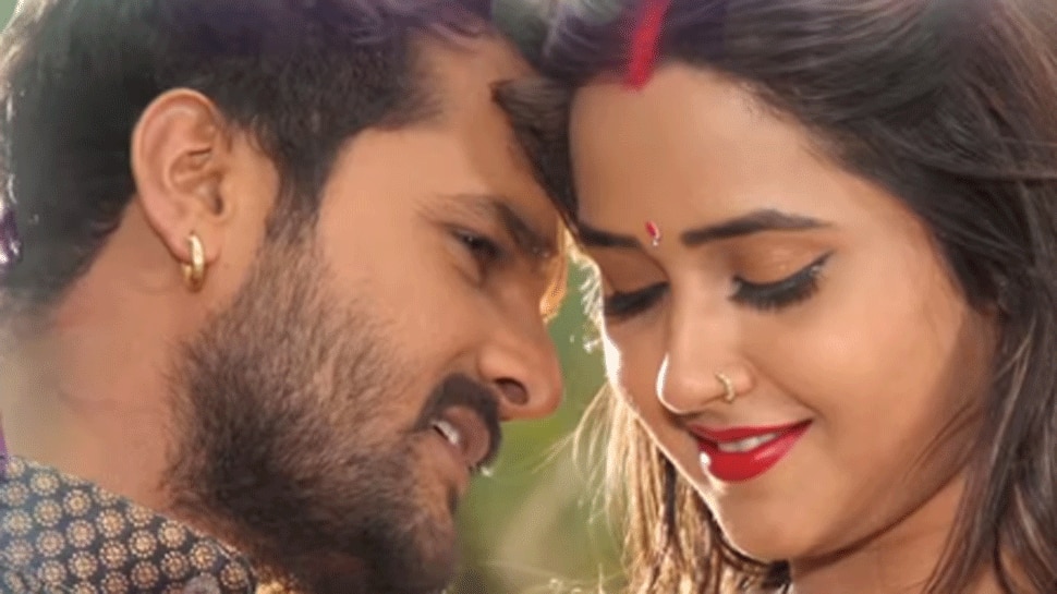 Khesari Lal Yadav and Kajal Raghwani&#039;s new song Dekhi Sughraee is pure romance - Watch