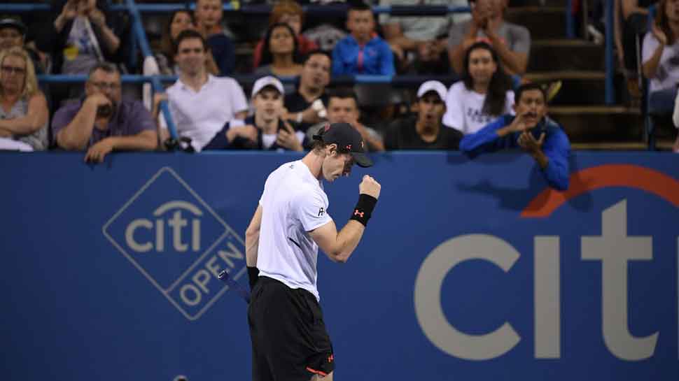 Andy Murray happy to come through hardcourt matches at Citi Open