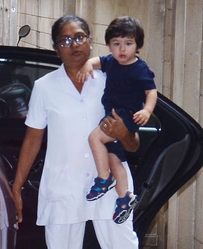 Taimur looks as cute as a button.