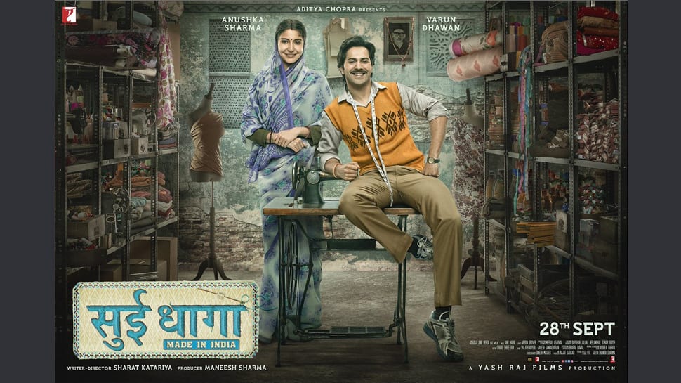 Anushka Sharma, Varun Dhawan&#039;s Sui Dhaaga first official poster out, trailer to be released on Aug 13