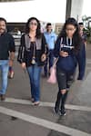 The mother-daughter duo clicked at airport