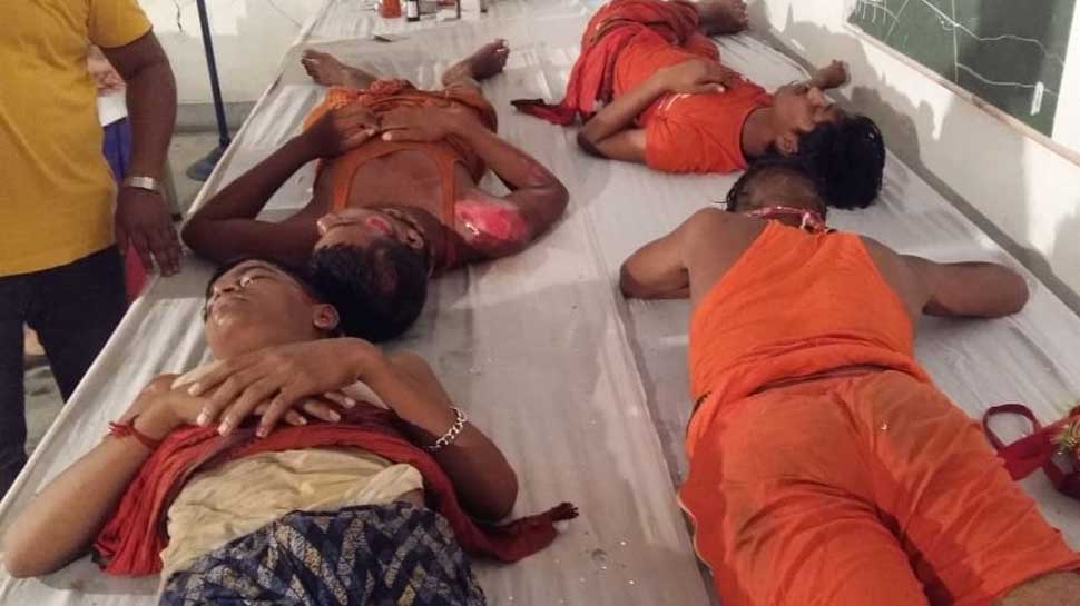 Stampede in Muzaffarpur temple, at least 15 Kanwariyas injured