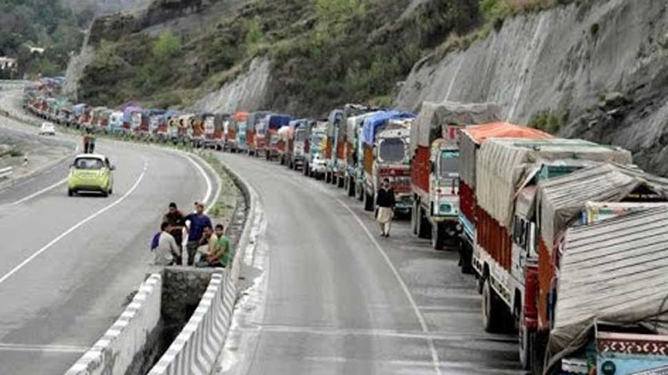 Traffic suspended after landslides on Jammu-Srinagar highway