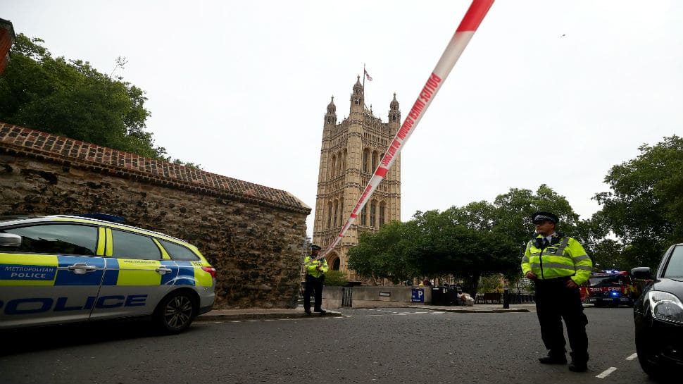 Terror attack in London as car rams barriers outside UK Parliament