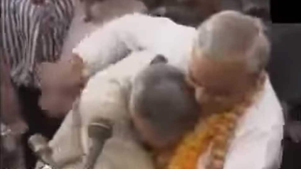 When Narendra Modi ran and hugged Atal Bihari Vajpayee – Watch rare video 