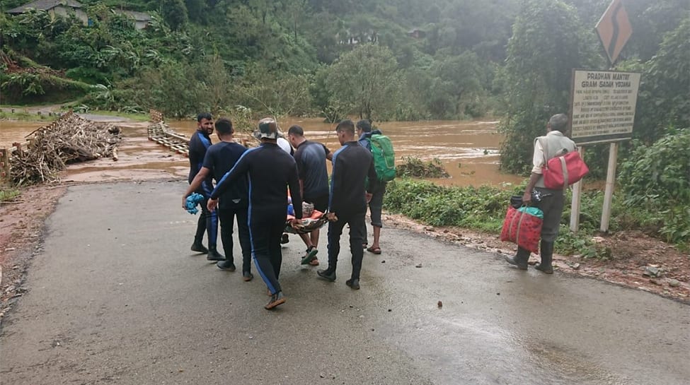 Flood-hit Karnataka seeks Rs 100 crore from Centre; Andhra Pradesh struggles with rescue ops