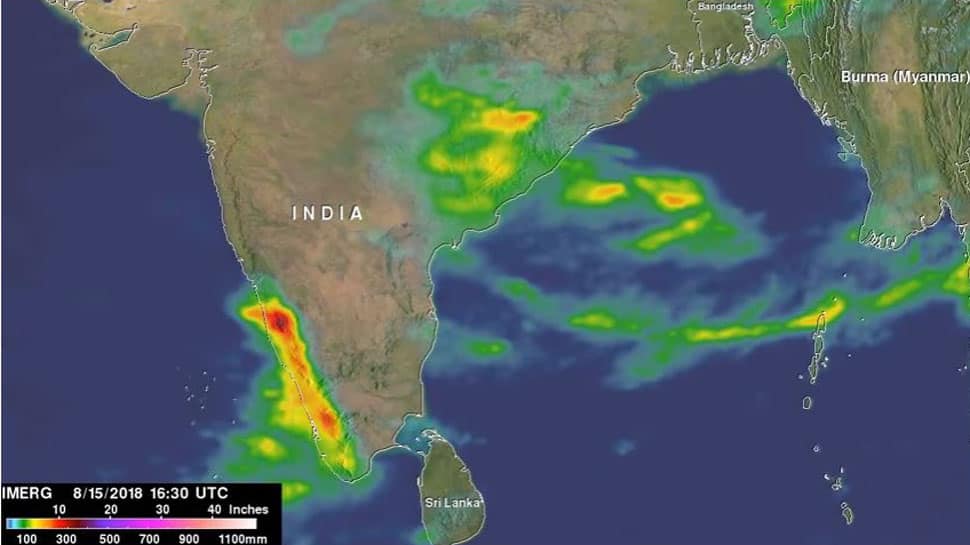 NASA estimates monsoon rains behind Kerala floods