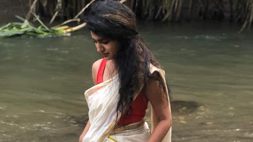 Priya Prakash Varrier looks breathtaking in a traditional saree—See pics