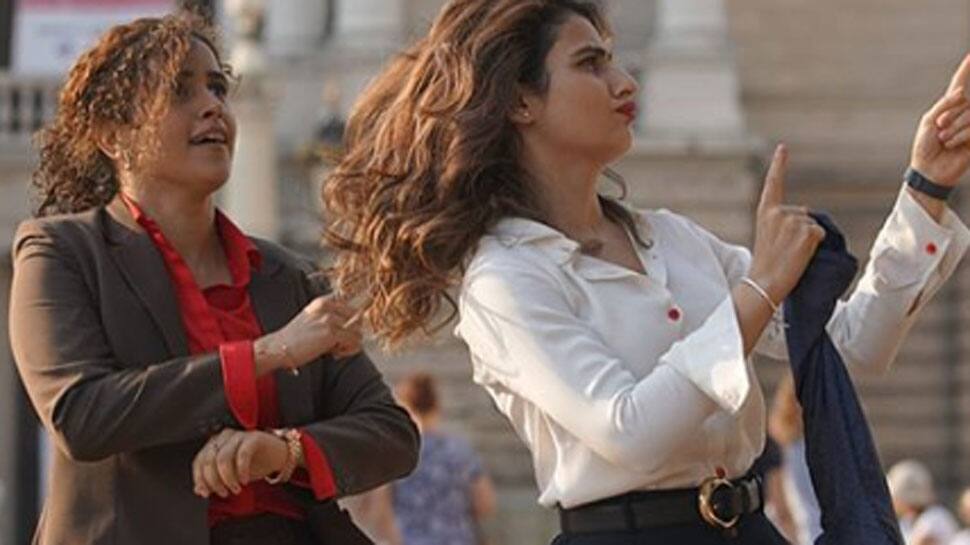 Dangal girls Fatima Sana Shaikh and Sanya Malhotra dance on the streets like no one is watching - Watch