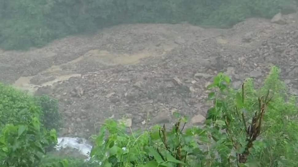 Torrential rains, landslides form 100 metre long lake in Uttarakhand