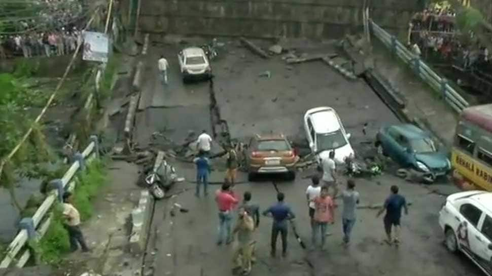 Majerhat bridge collapse in South Kolkata