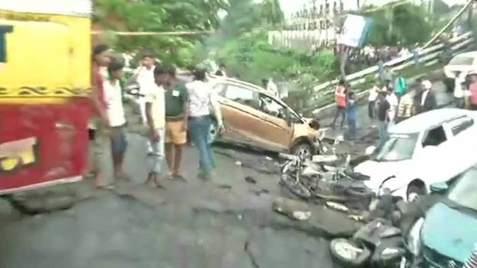 Majerhat bridge collapse in South Kolkata