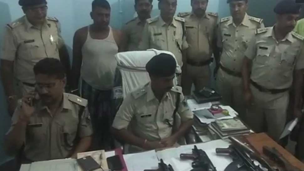 Hardcore Naxalite arrested in Bihar, three AK-47 rifles seized