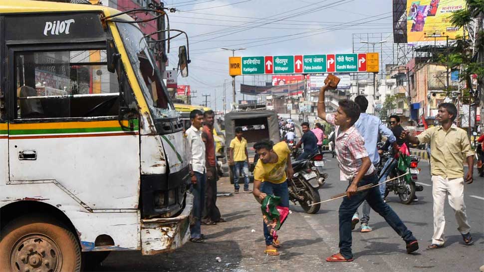 Bharat Bandh: Violence in several states, petrol pumps vandalised, rail tracks blocked