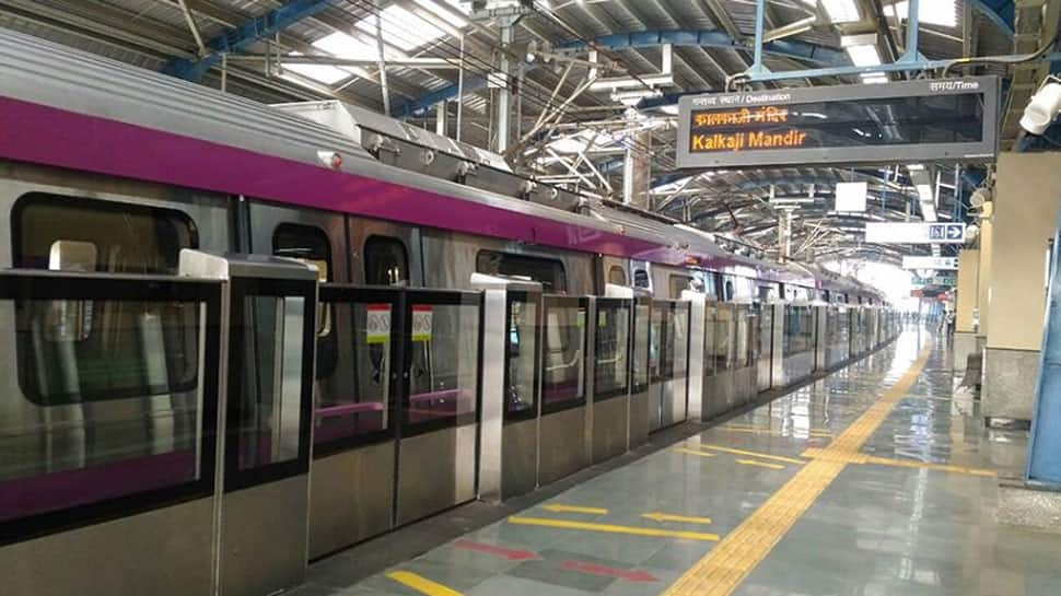 Delhi metro Magenta Line services affected from Kalkaji Mandir to Botanical Garden 