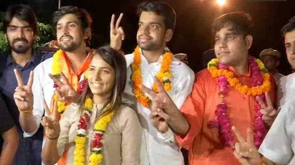 Delhi University Students&#039; Union Elections 2018: ABVP wins top three posts after EVM row, NSUI settles for secretary