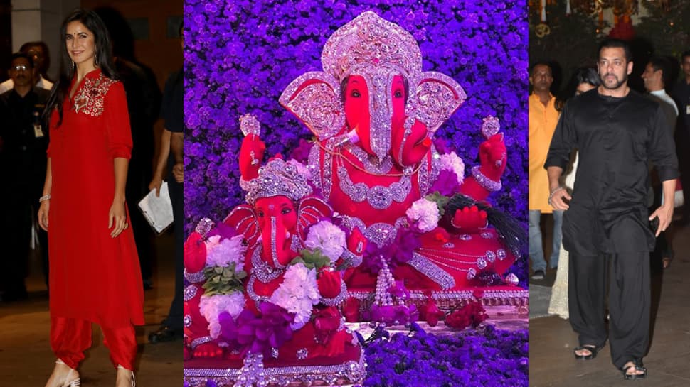 Ganesh Chaturthi 2018: Salman Khan, Katrina Kaif perform Ganpati aarti with entire Khan parivaar—Watch videos