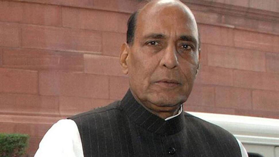 Rajnath Singh visits AIIMS to inquire about Manohar Parrikar&#039;s health