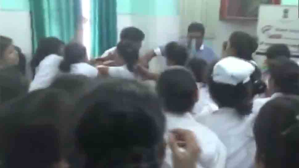 Nurses thrash doctor in Bihar hospital for allegedly molesting trainee nurse - Watch