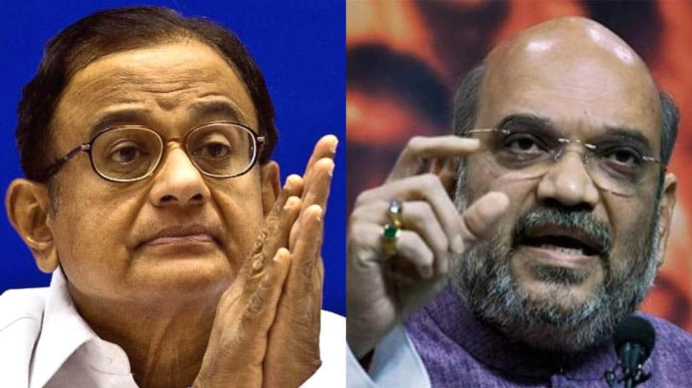 Chidambaram mocks Amit Shah for promise of curbing fuel price rise