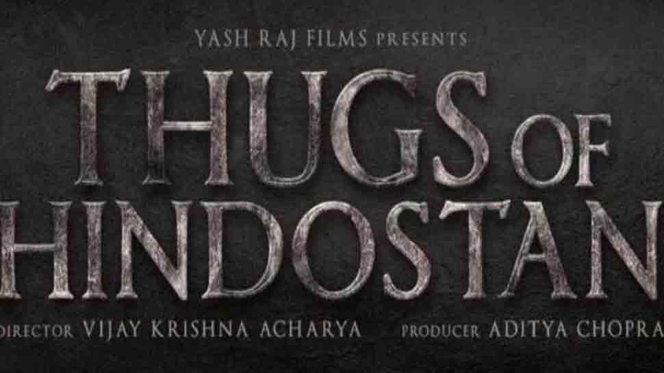 Aamir Khan&#039;s magnum opus Thugs of Hindostan logo poster out — Watch