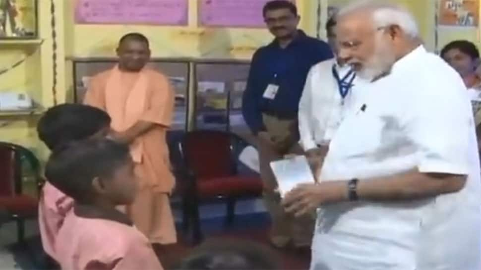 Watch: PM Narendra Modi celebrates his 68th birthday, interacts with students in Varanasi