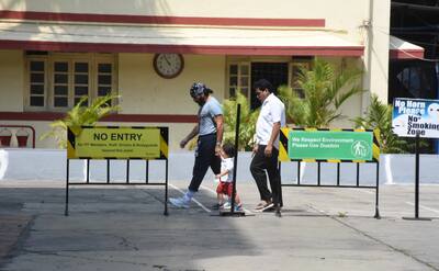 Saif busy with daddy duties!