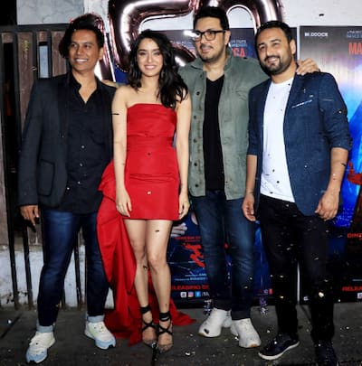 Shraddha Kapoor is all smiles at the success party!