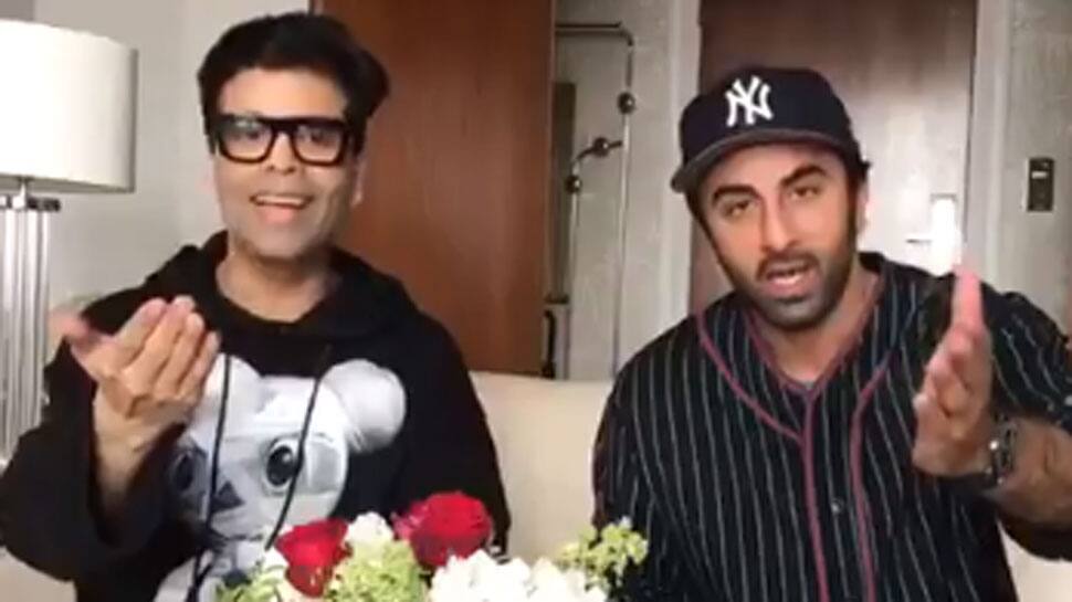 Ranbir Kapoor and Karan Johar accept Alia Bhatt&#039;s &#039;Sui Dhaaga&#039; challenge, nominate Deepika Padukone and Ranveer Singh - Watch