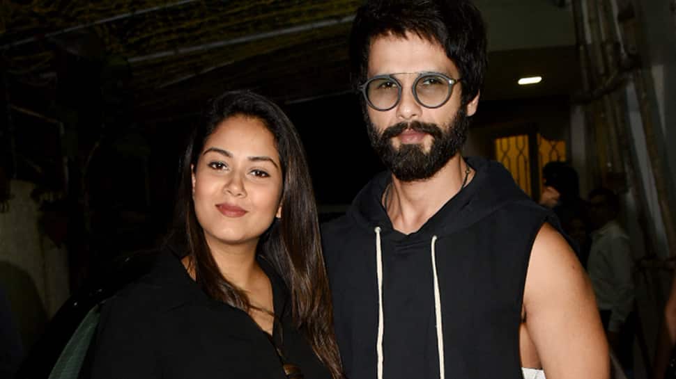 Shahid Kapoor and Mira Rajput twin in black as they step out for the first time after son Zain Kapoor&#039;s birth—Pics