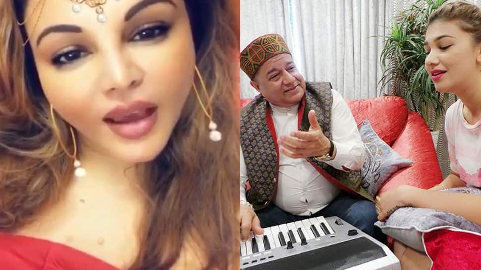 Bigg Boss 12: Rakhi Sawant takes a dig at Anup Jalota and Jasleen Matharu&#039;s relationship- Watch