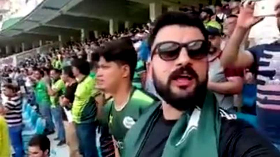 Pakistani cricket fan sings Indian National Anthem, says gesture of peace