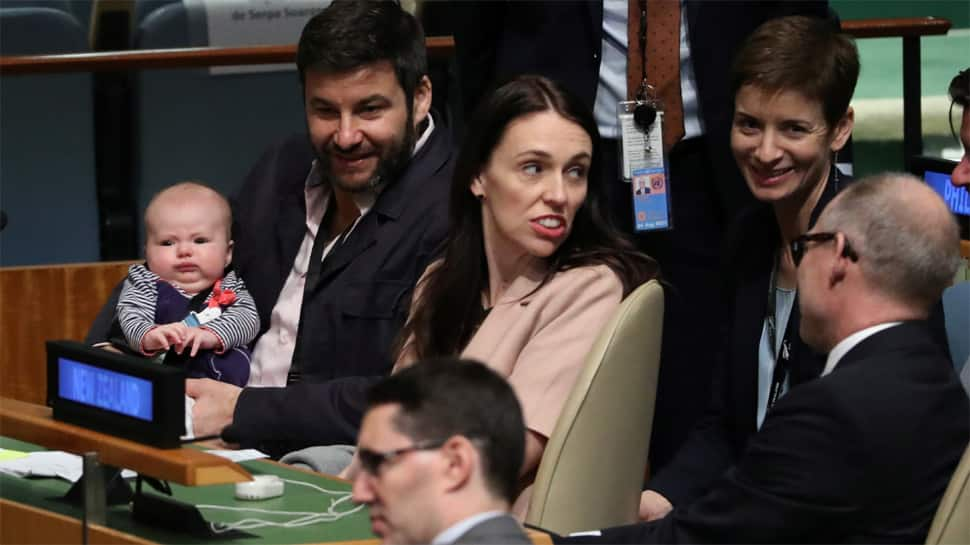 Diaper change, peace summit: New Zealand&#039;s &#039;First Baby&#039; makes UN debut