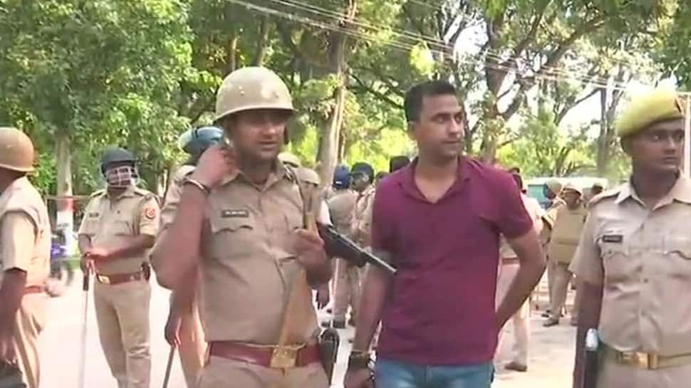 Varanasi: Security forces deployed in BHU after scuffle between Sir Sunderlal hospital doctors, patient&#039;s kin