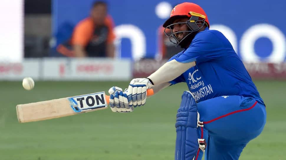 Afghanistan batsman Mohammad Shahzad hits century vs India, scores highest percentage of team runs