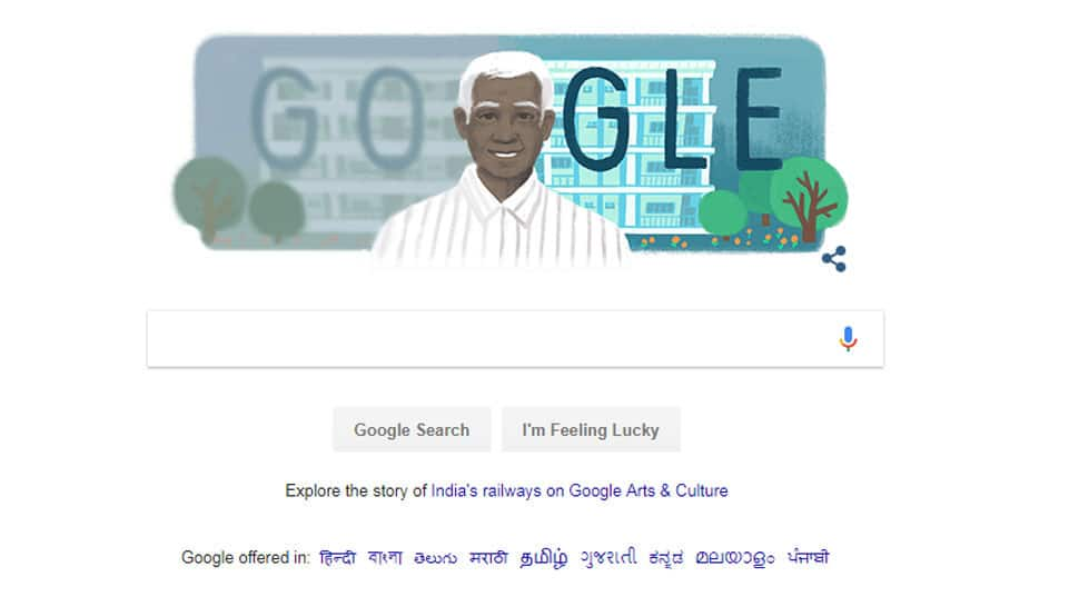 Google Doodle honours ophthalmologist Govindappa Venkataswamy