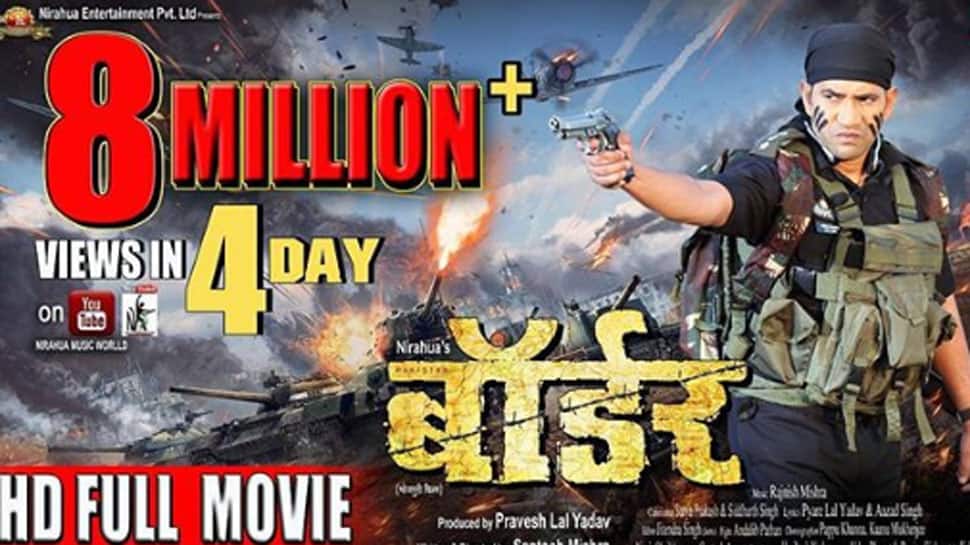 Dinesh Lal Yadav aka Nirahua&#039;s Border garners over 8 million views on YouTube in four days