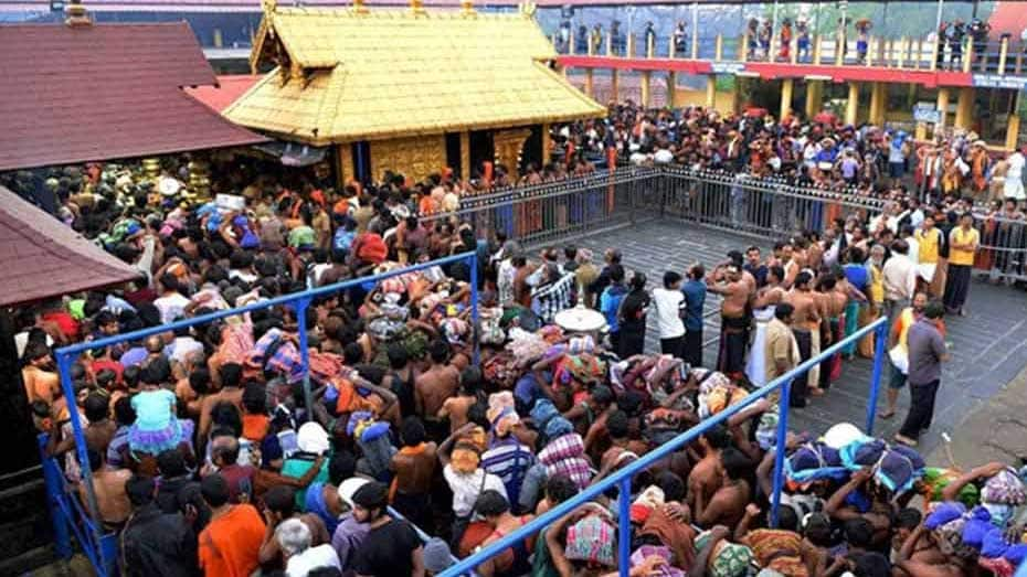 Hundreds of Ayyappa devotees block roads against SC verdict on Sabarimala, woman tries to immolate self